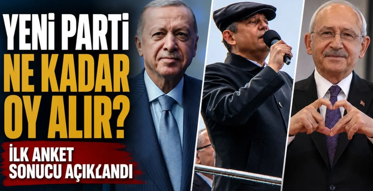 Yeni Parti ne kadar oy alır? İlk anket sonucu açıklandı