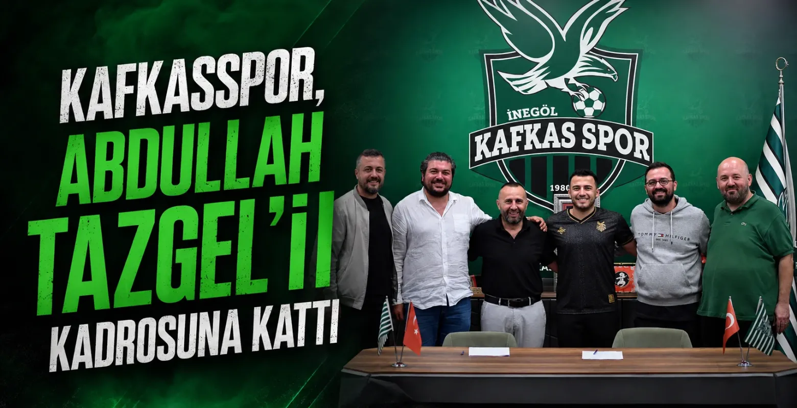 Kafkasspor, genç oyuncu Abdullah Tazgel’i kadrosuna kattı