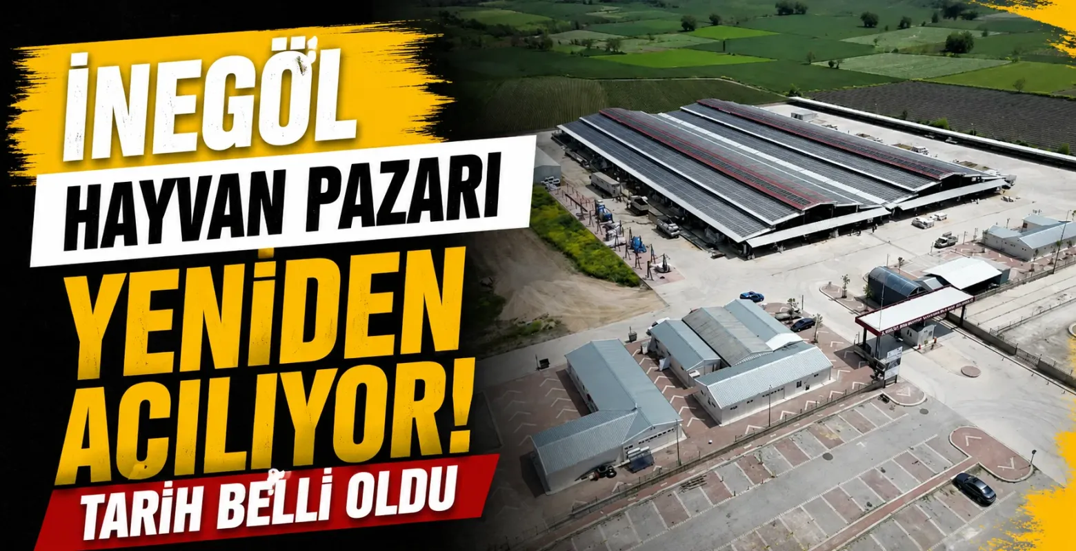 İnegöl Hayvan Pazarı Yeniden Açılıyor! Tarih Belli Oldu