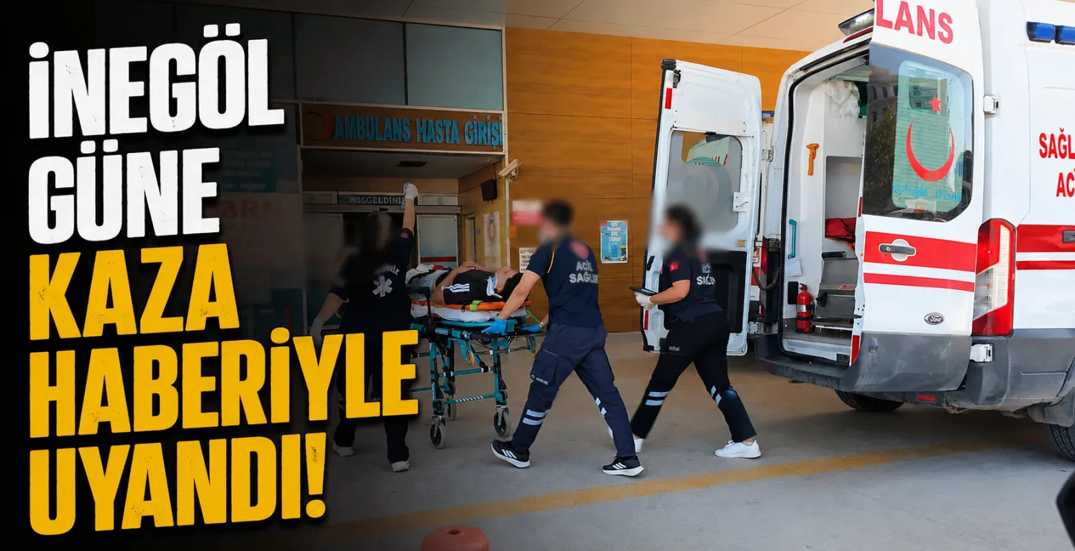 İnegöl Akhisar'da Otomobil ile Motosiklet Çarpıştı! 2 Kişi Yaralandı
