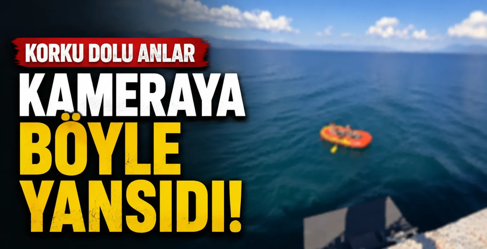 Korku dolu anlar kameraya böyle yansıdı!