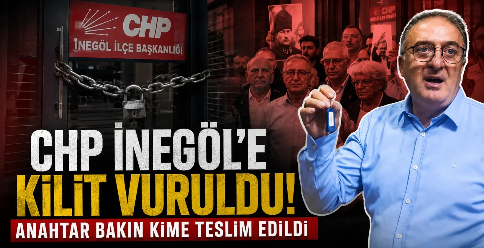 CHP İnegöl'e Kilit Vuruldu! Anahtar Bakın Kime Teslim Edildi