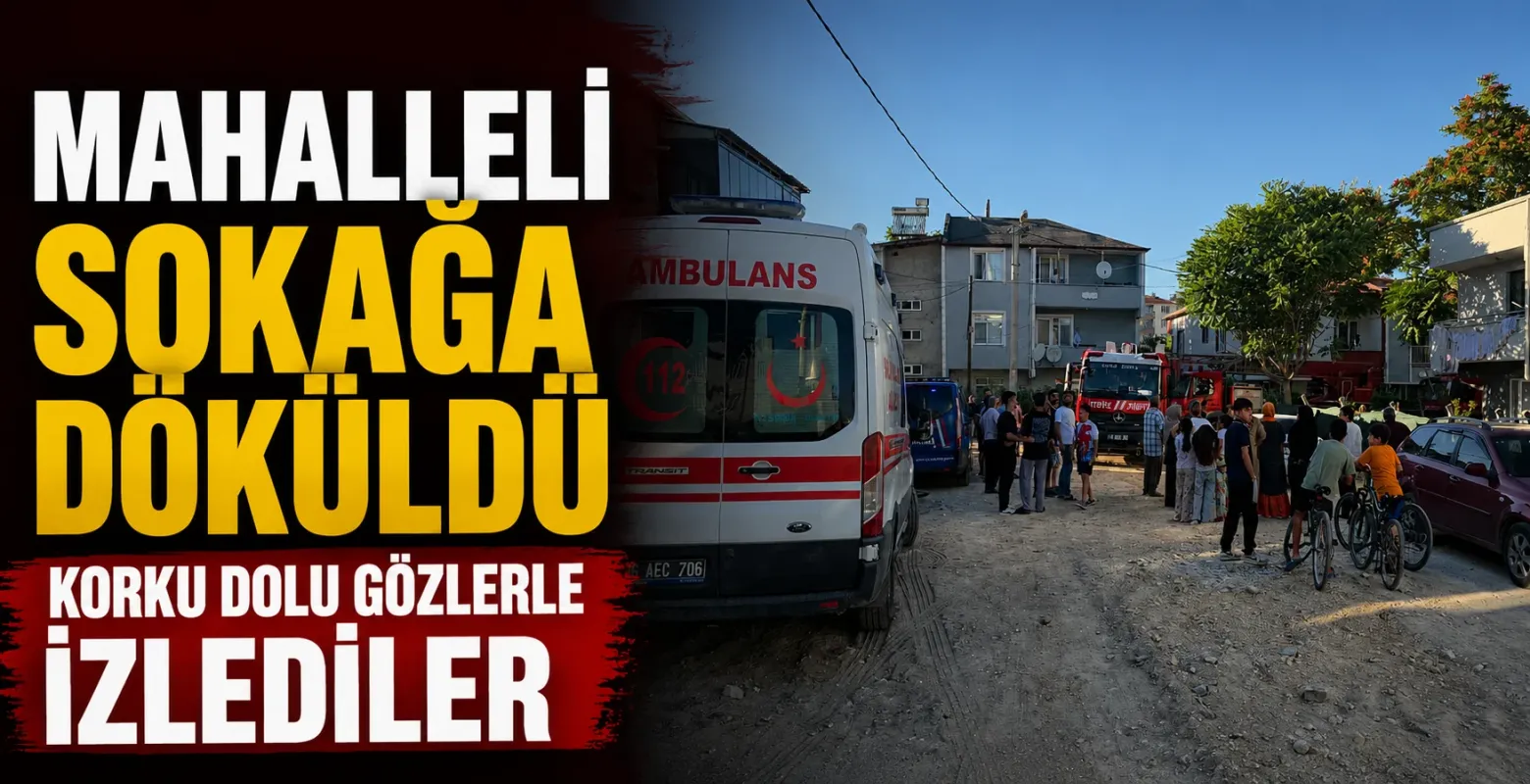 Çatı tadilatında çıkan yangın çalışanlarca söndürüldü