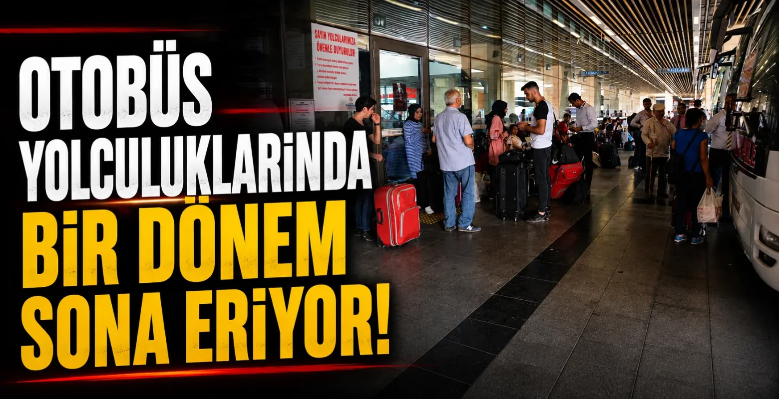 Otobüs yolculuklarında bir dönem sona eriyor!