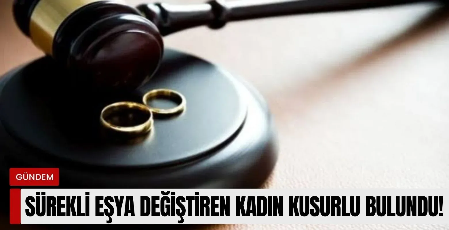 Sürekli eşya değiştiren kadın kusurlu bulundu!