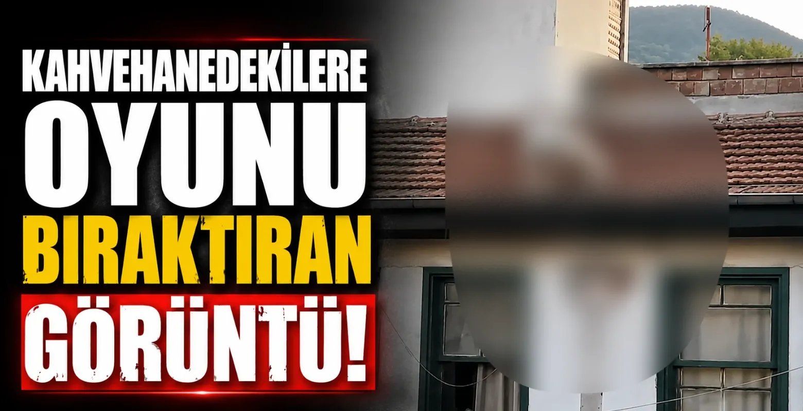 Kahvehanedekiler Oyunu Bıraktıran Görüntü!