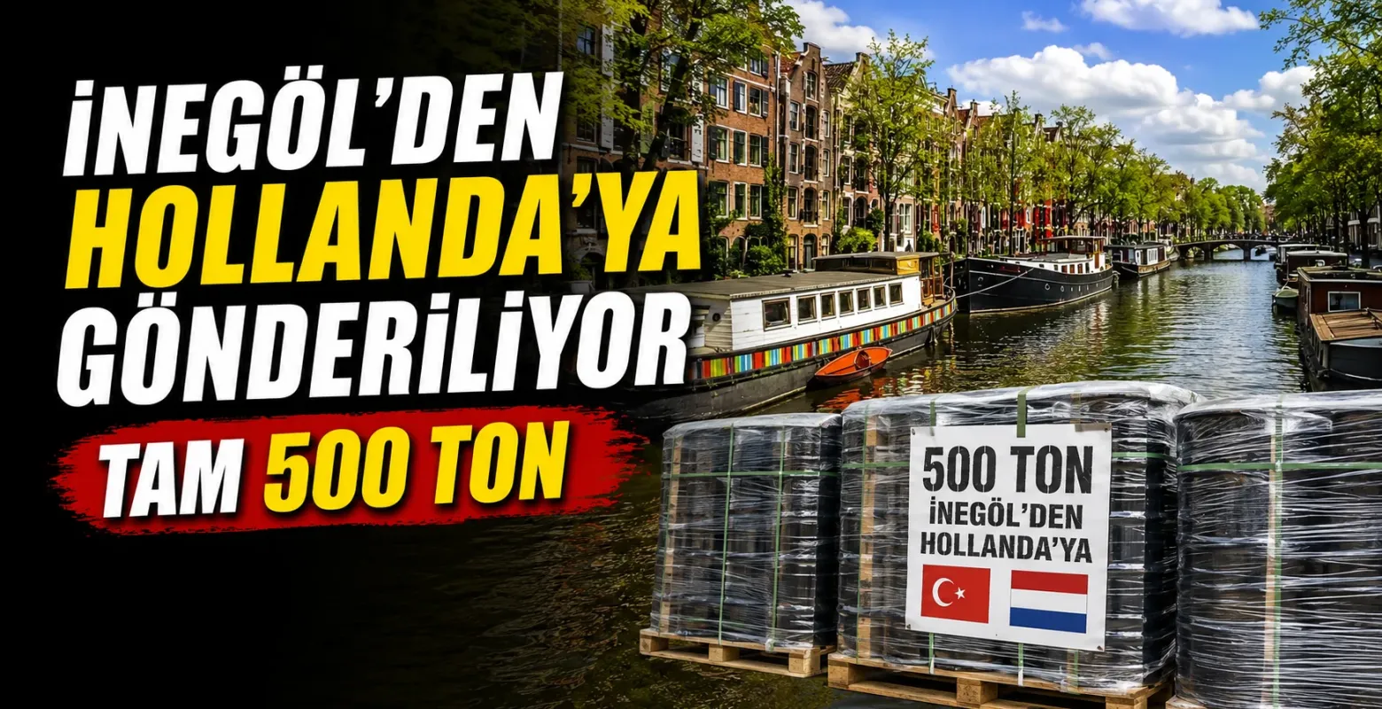 İnegöl'den Hollanda'ya 500 Ton Biber Salçası İhracatı