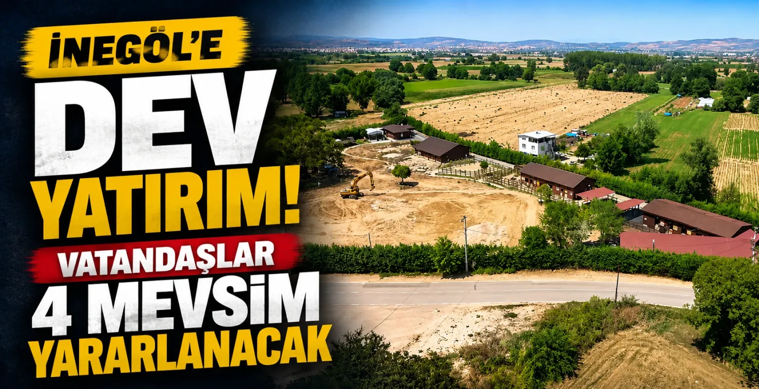 İnegöl'e Binicilikte Dev Yatırım! Uluslararası Standartlarda Yeni Tesis Geliyor