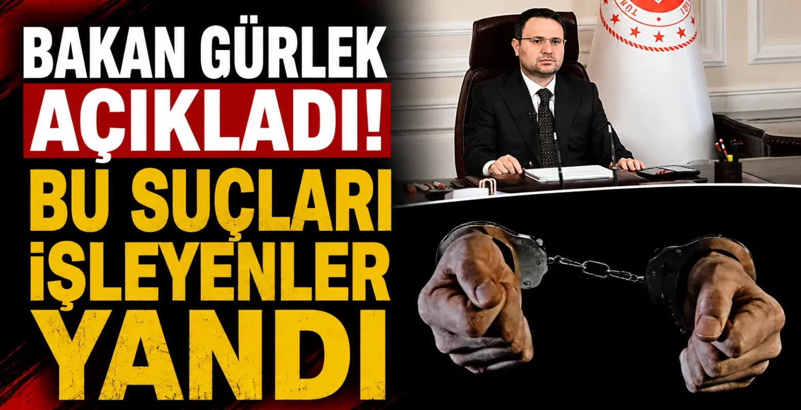 Bakan Gürlek'ten çerçeve yasa açıklaması: Bu suçlar kapsam dışında