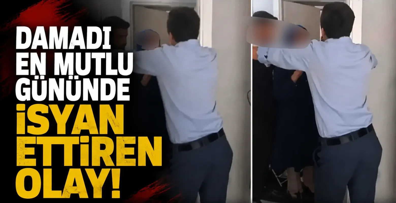 Damadı en mutlu gününde isyan ettiren olay!