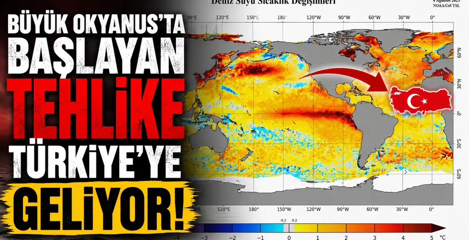 Büyük Okyanus'ta başlayan tehlike Türkiye'ye geliyor!