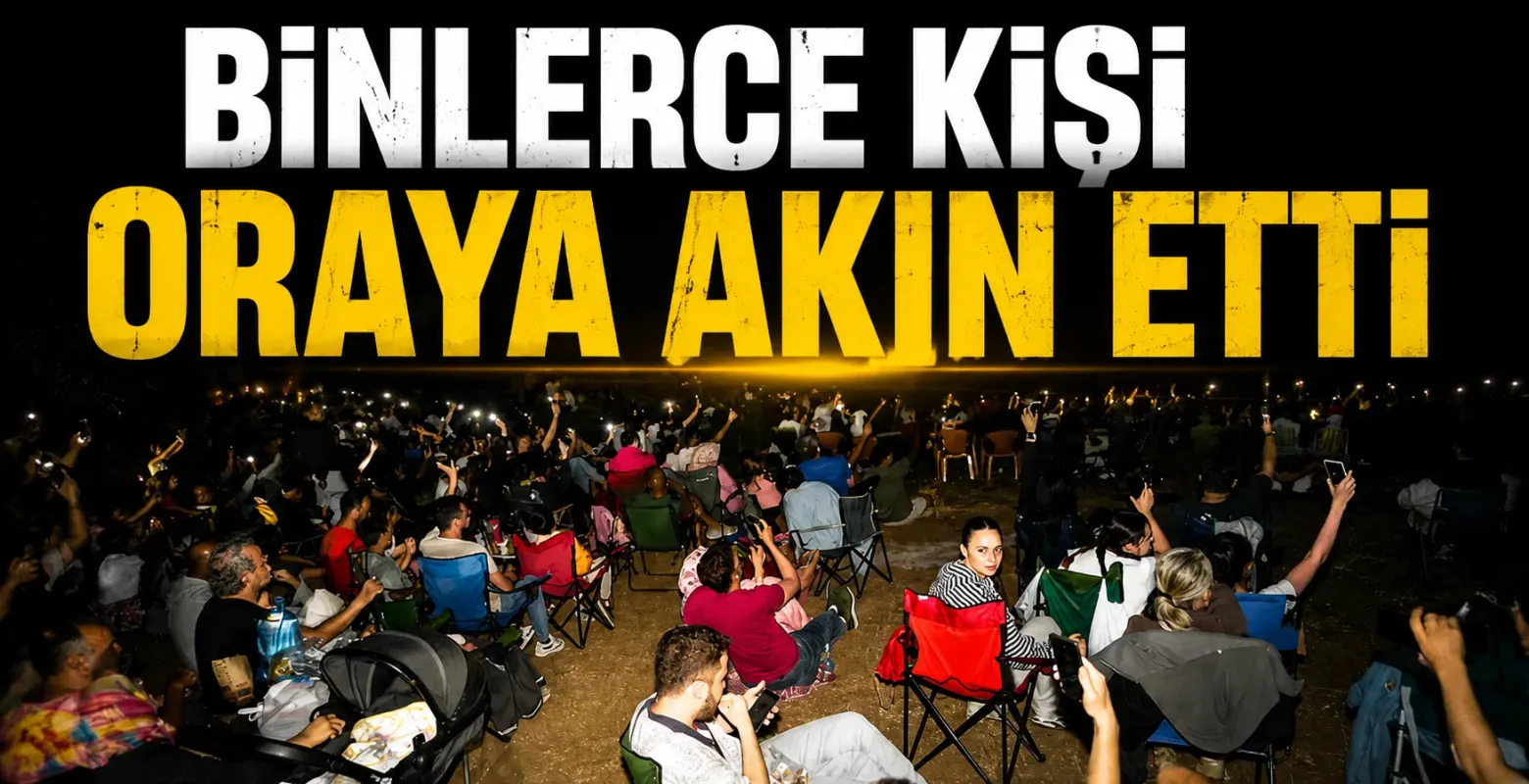 Bursa’da Perseid meteor yağmuru için Çiçekli Göleti’ne yoğun ilgi