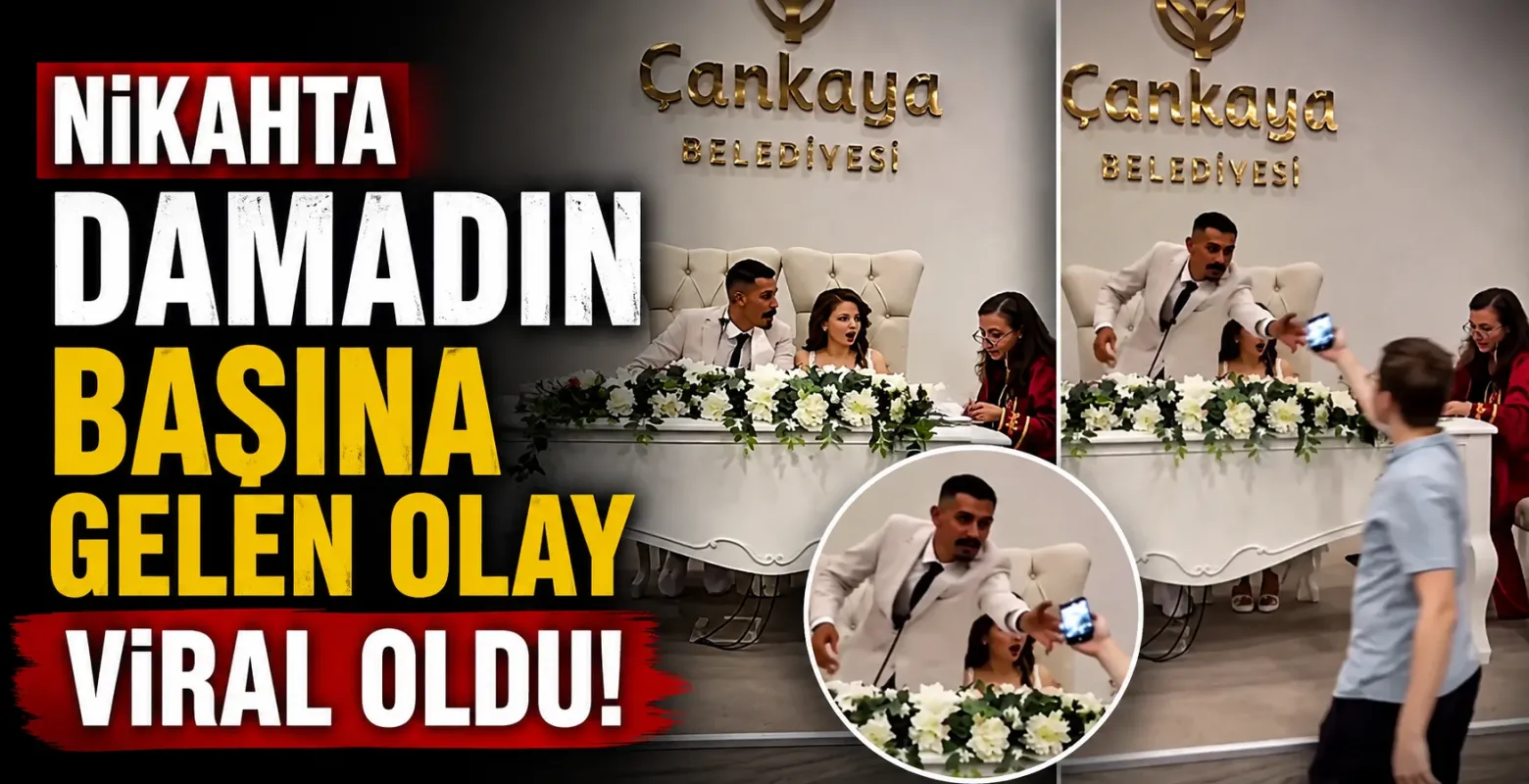 Nikahta damadın başına gelen olay viral oldu!