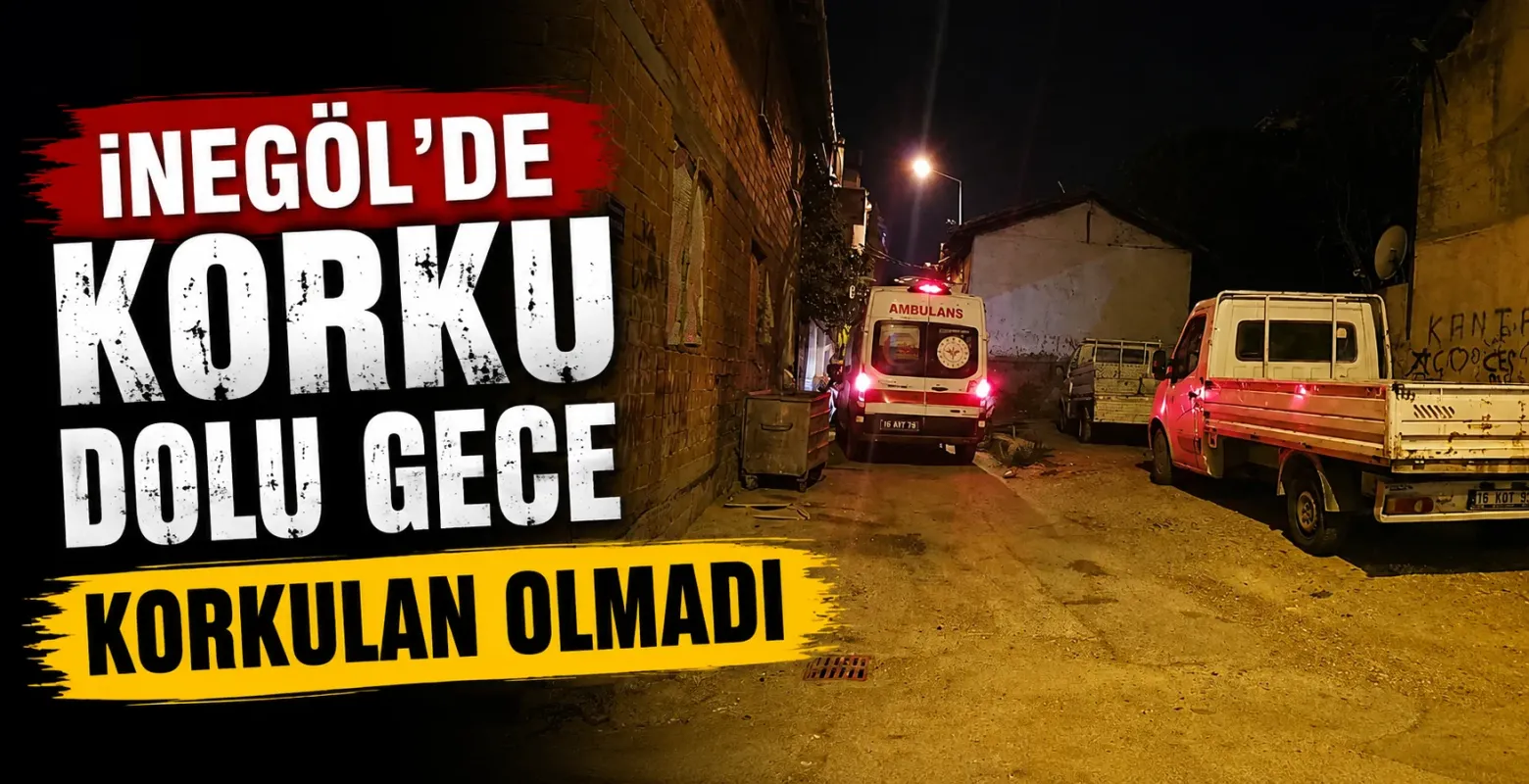 İnegöl'de kötü koku ihbarı paniğe neden oldu