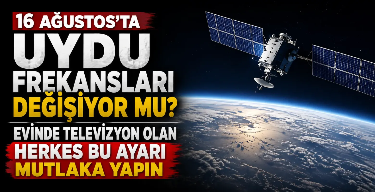 16 Ağustos’ta uydu frekansları değişiyor mu? Türksat 3A’dan yeni uydulara geçiş detayları