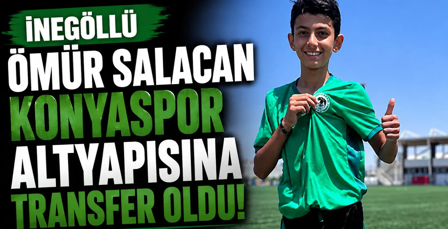 İnegöllü Ömür Salacan Konyaspor altyapısına transfer oldu