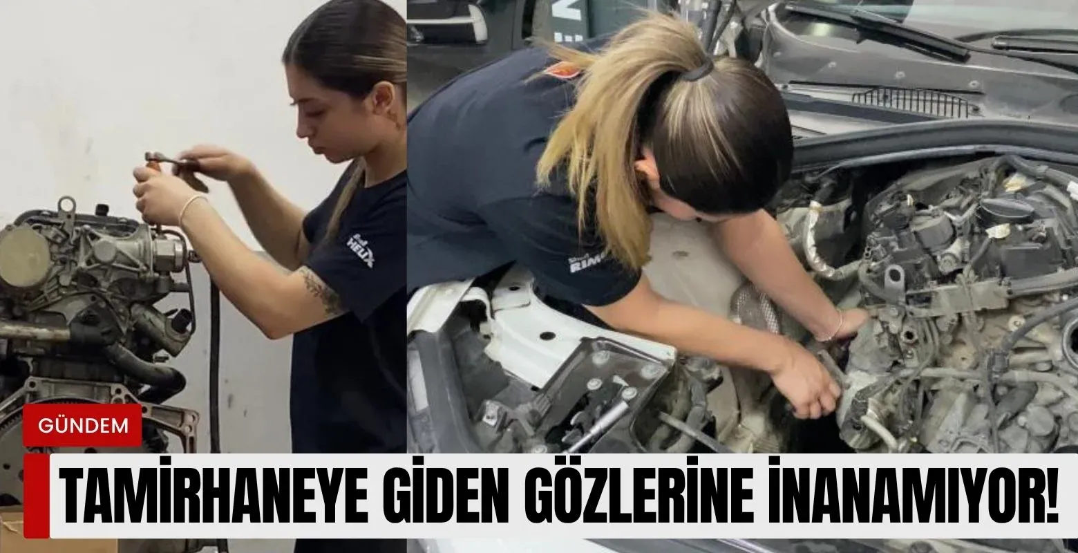 Tamirhaneye giden gözlerine inanamıyor!