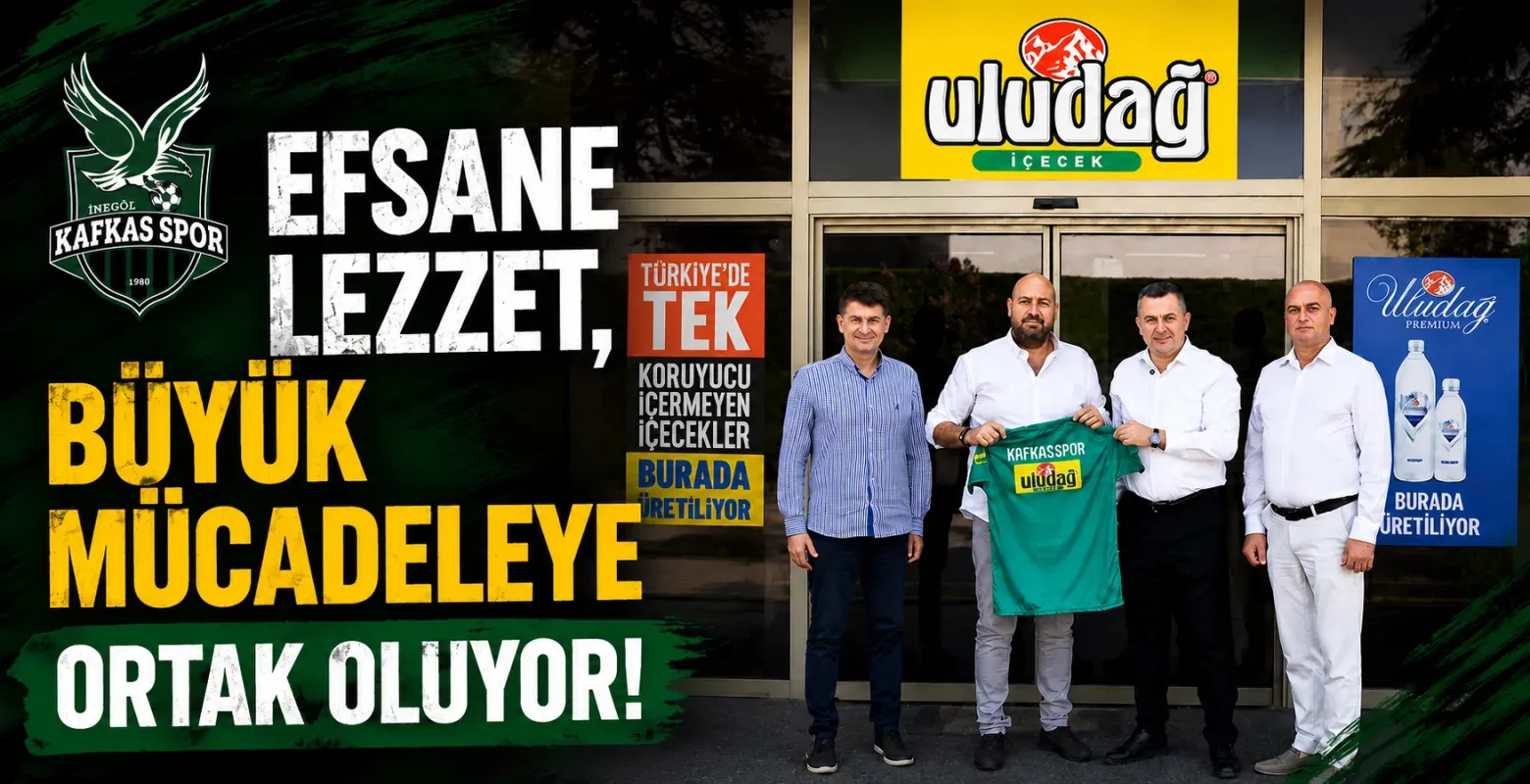 Kafkasspor ile Uludağ İçecek arasında sponsorluk anlaşması