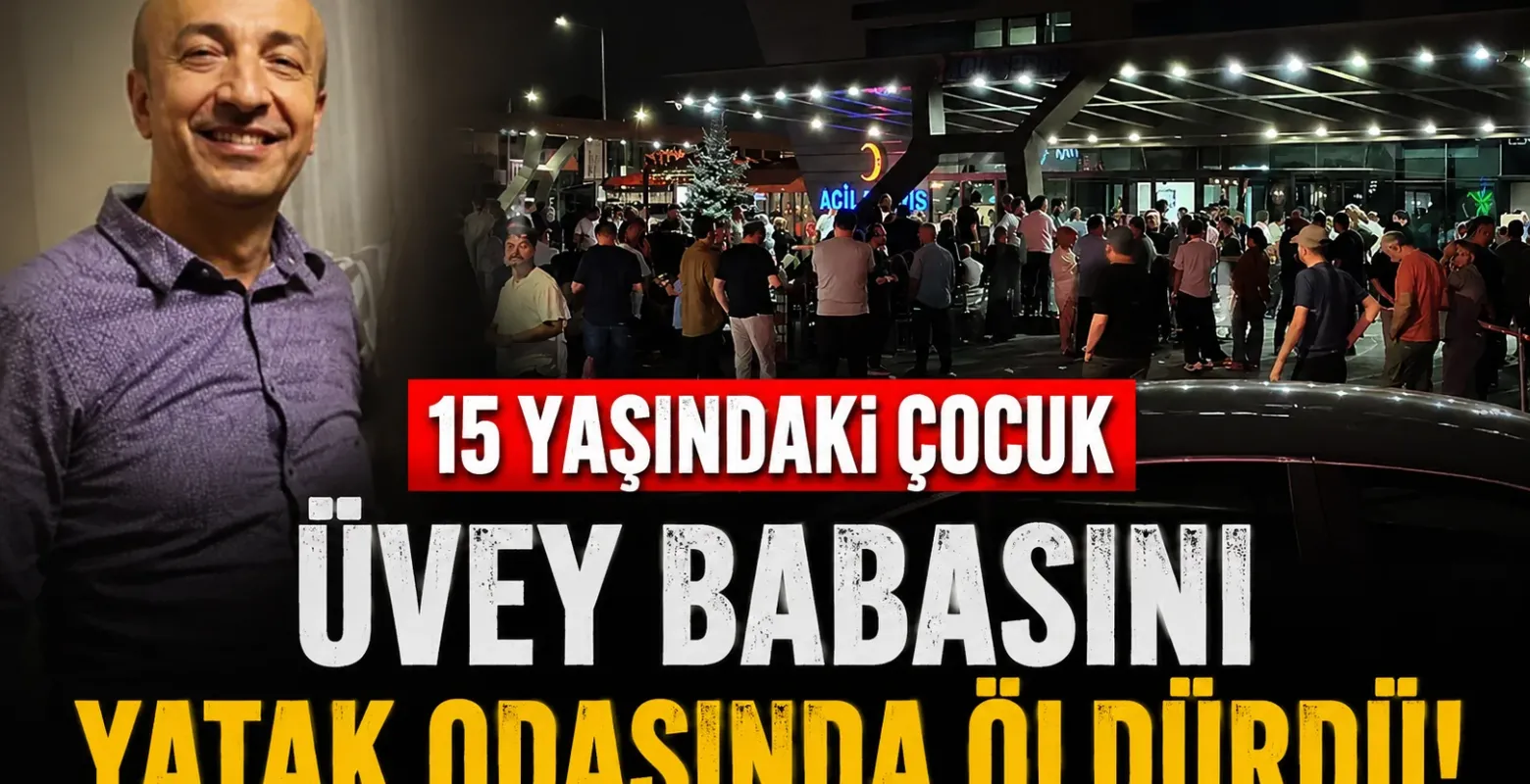 15 yaşındaki çocuk üvey babasını yatak odasında öldürdü!