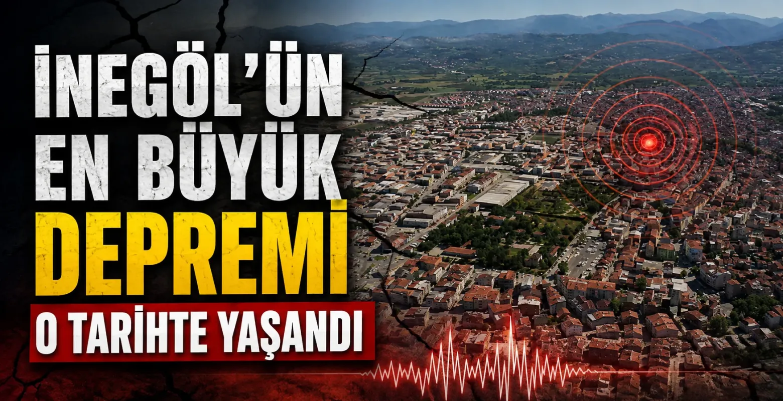İnegöl'ün en büyük depremi o tarihte yaşandı
