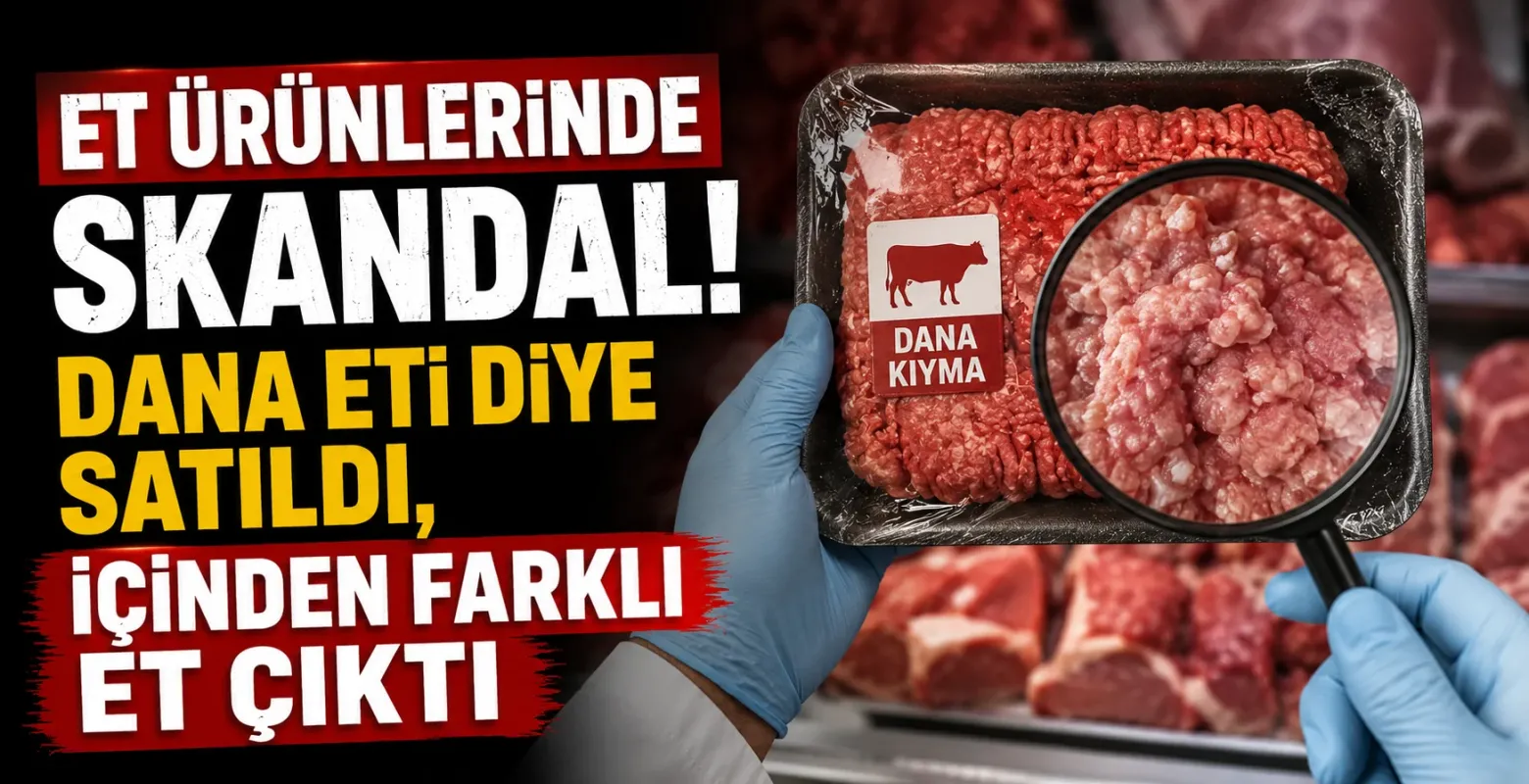 Et ürünlerinde skandal! Dana eti diye satıldı, içinden farklı et çıktı