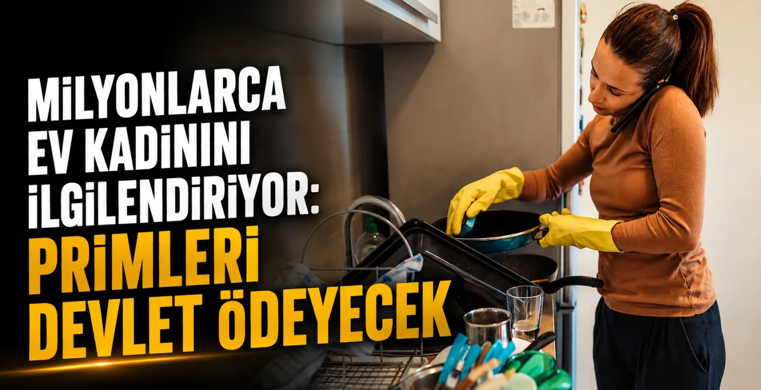 Milyonlarca ev kadınını ilgilendiriyor: Primleri devlet ödeyecek