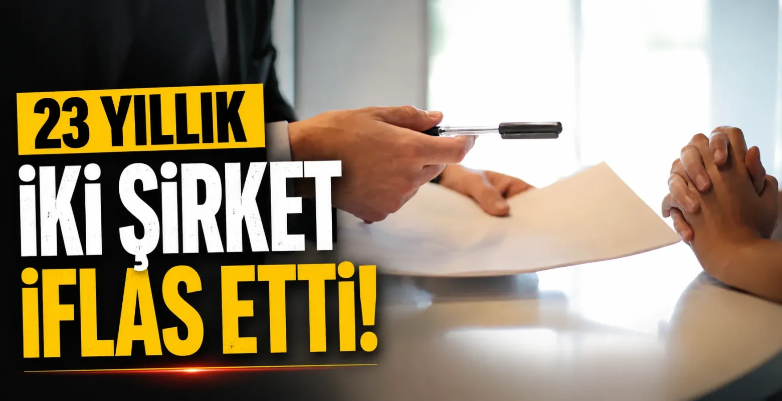 Bursa’da 23 yıllık iki şirkete iflas kararı
