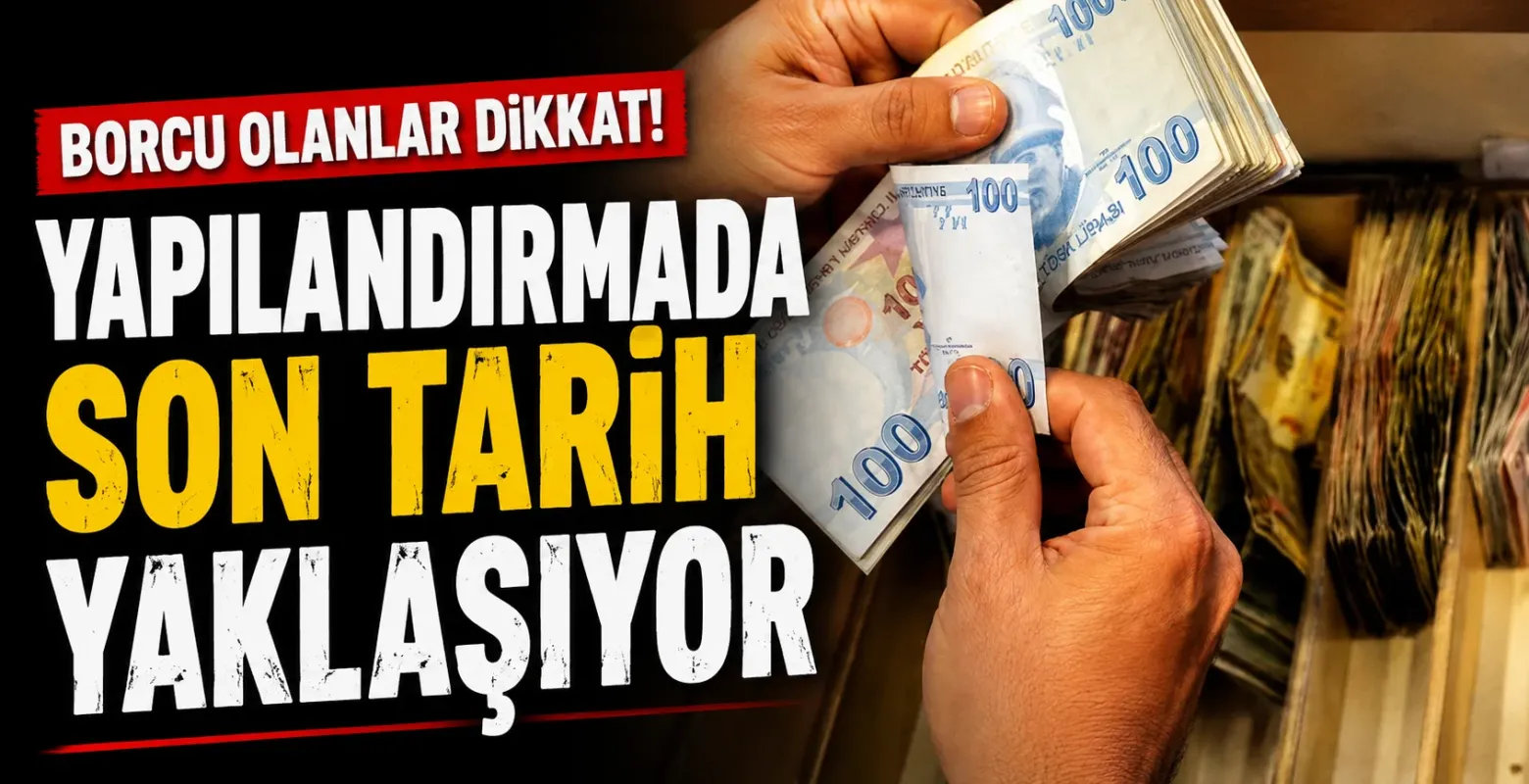 Borcu olanlar dikkat! Yapılandırmada son tarih yaklaşıyor