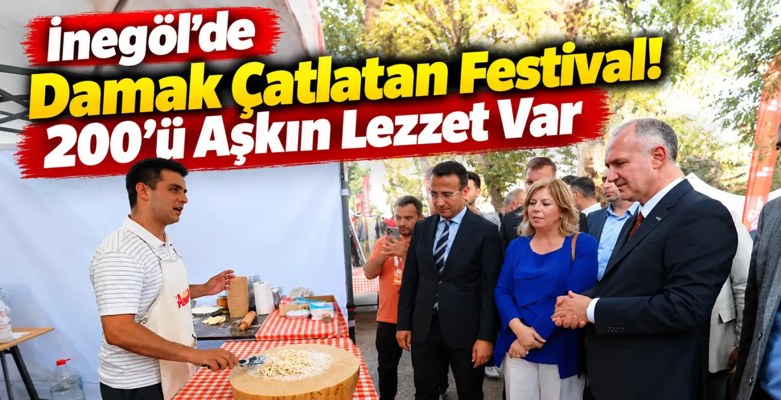 İnegöl’de Damak Çatlatan Festival! 200’ü Aşkın Lezzet Var