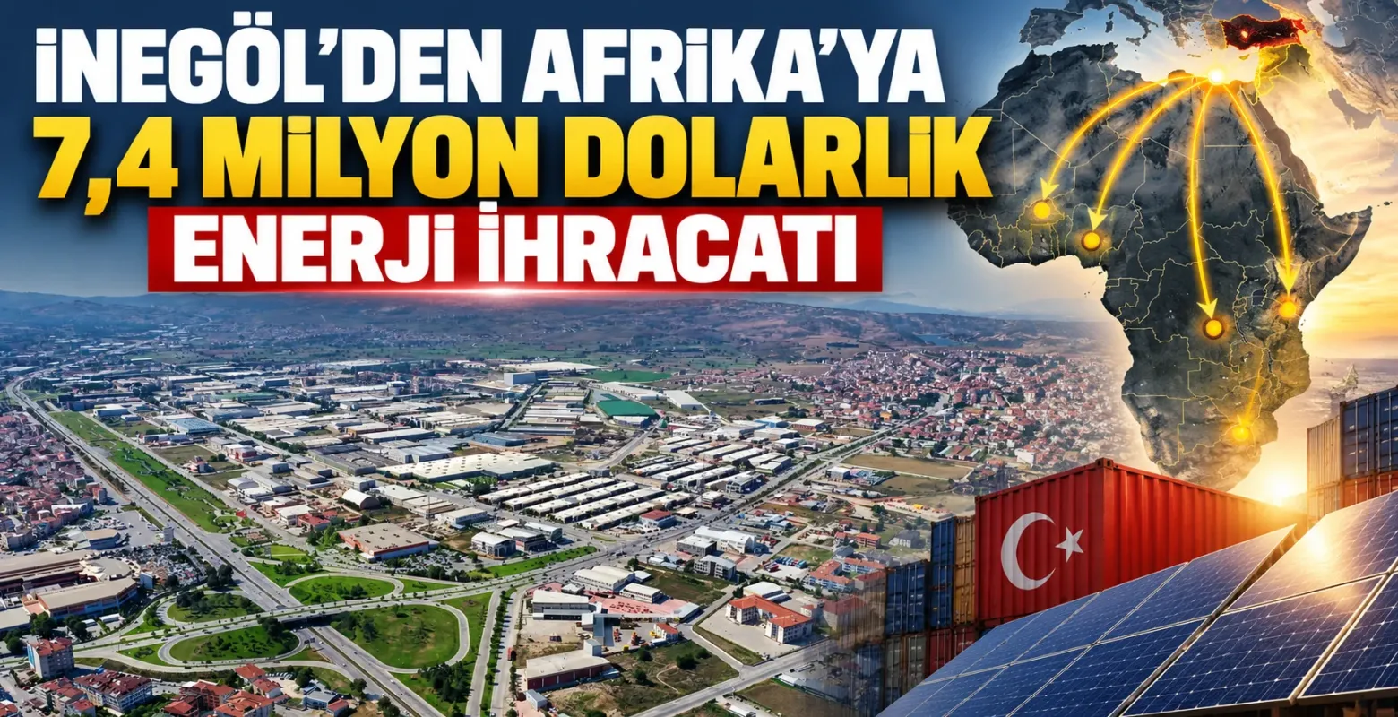 İnegöl’den Afrika’ya 7,4 Milyon Dolarlık Enerji İhracatı