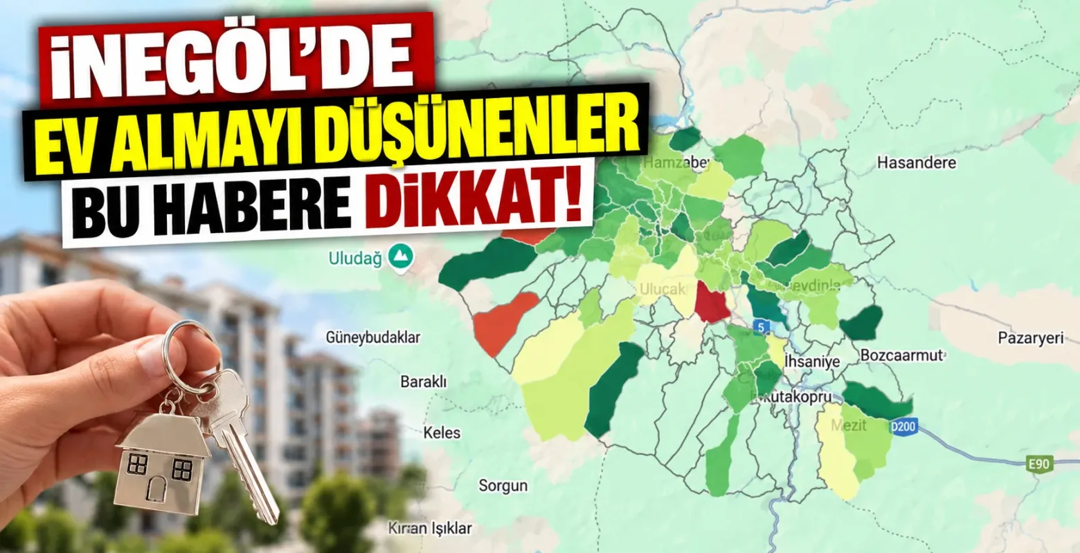 İnegöl’de ev almayı düşünenler dikkat! Fiyatları uçtu