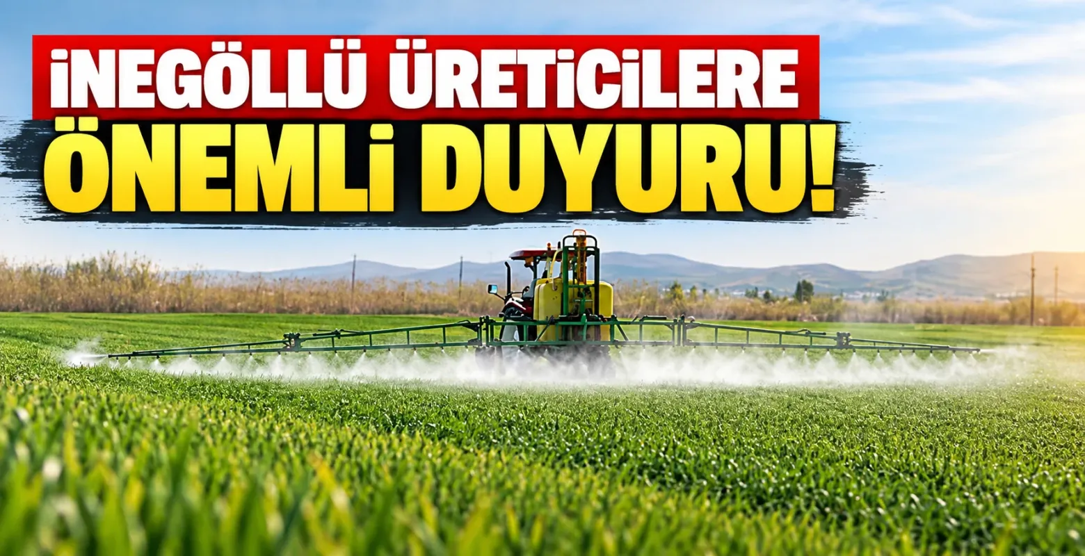 İnegöllü Çiftçiler Dikkat! 2027 ÇKS Başvuruları Başladı