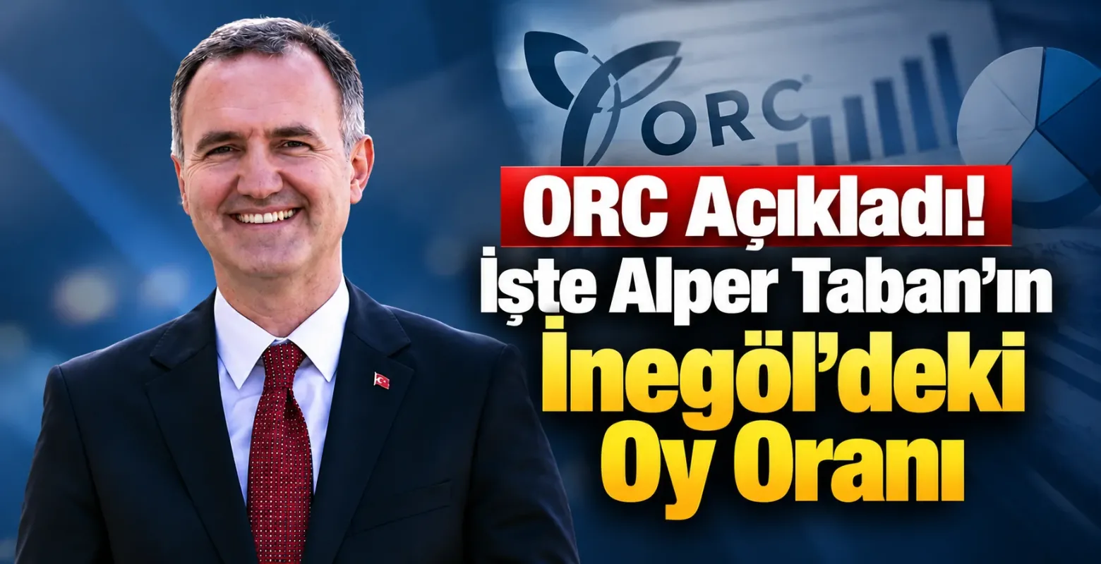 ORC Açıkladı! Alper Taban’ın İnegöl’deki Oy Oranı Belli Oldu