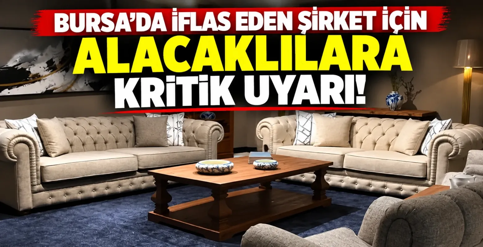Bursa’da iflas eden şirket için alacaklılara kritik uyarı