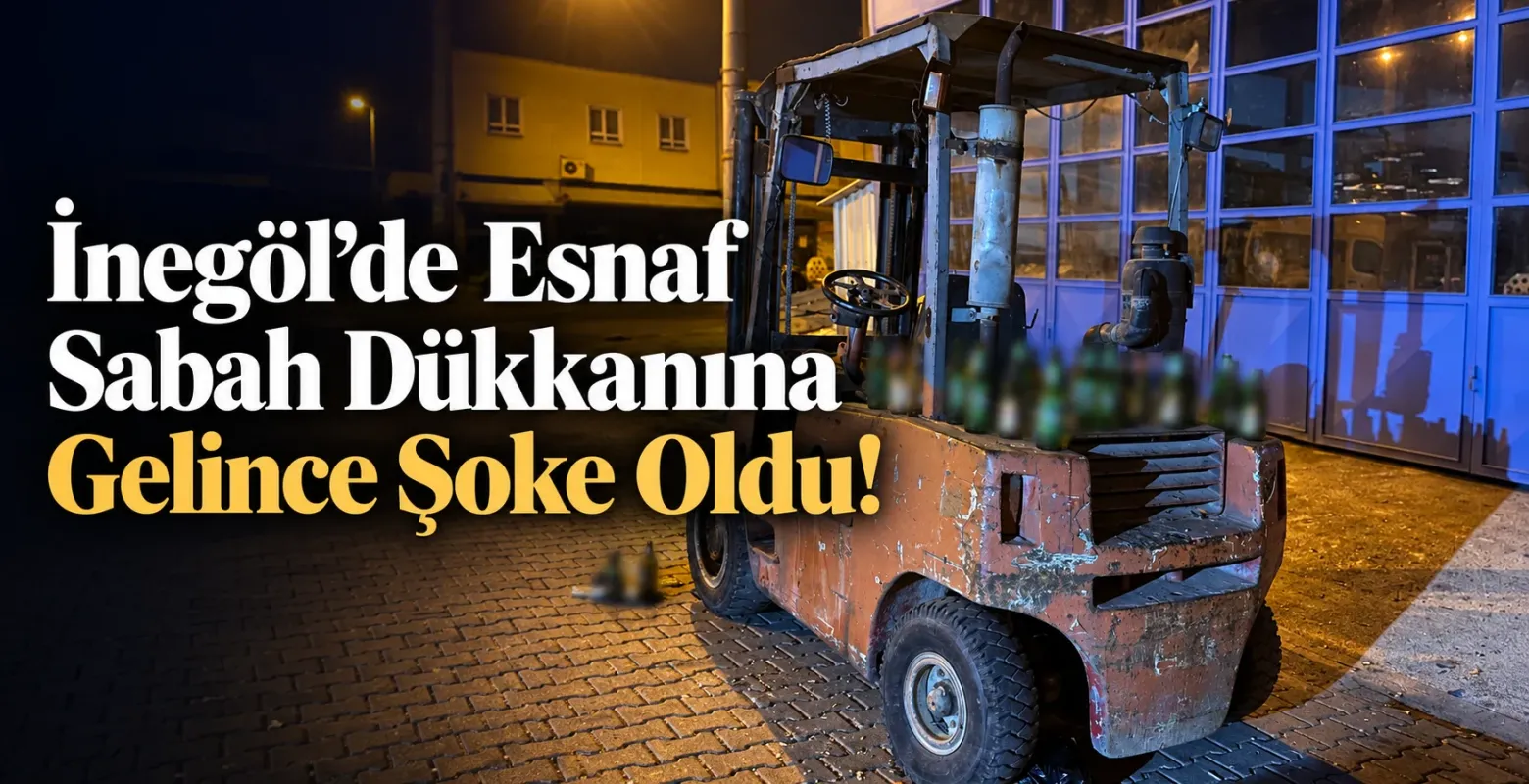 İnegöl’de Esnaf Sabah Dükkanına Gelince Şoke Oldu!