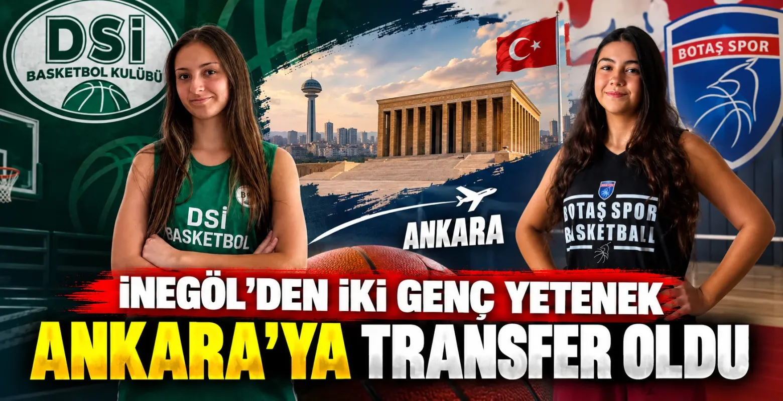 İnegöl Belediyespor’un altyapısından yetişen iki genç yetenek Ankara’ya transfer oldu