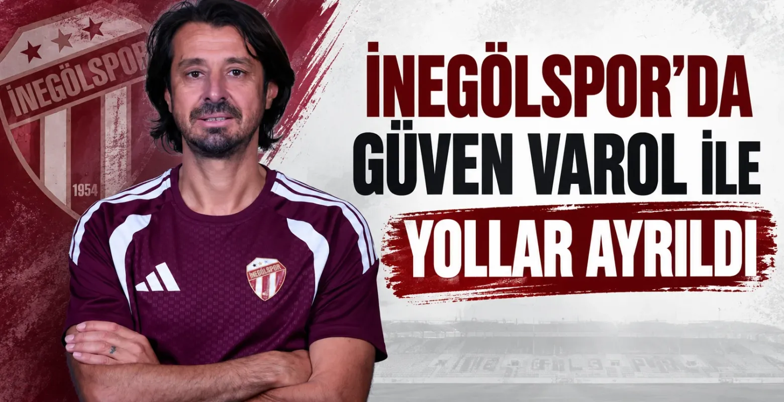 İnegölspor’da Güven Varol ile yollar ayrıldı