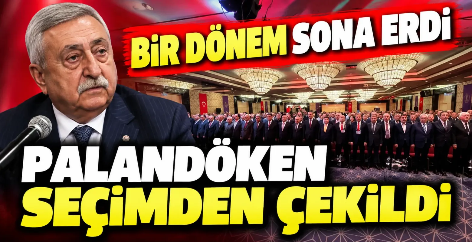 TESK Genel Kurulu'nda Palandöken adaylıktan çekildi