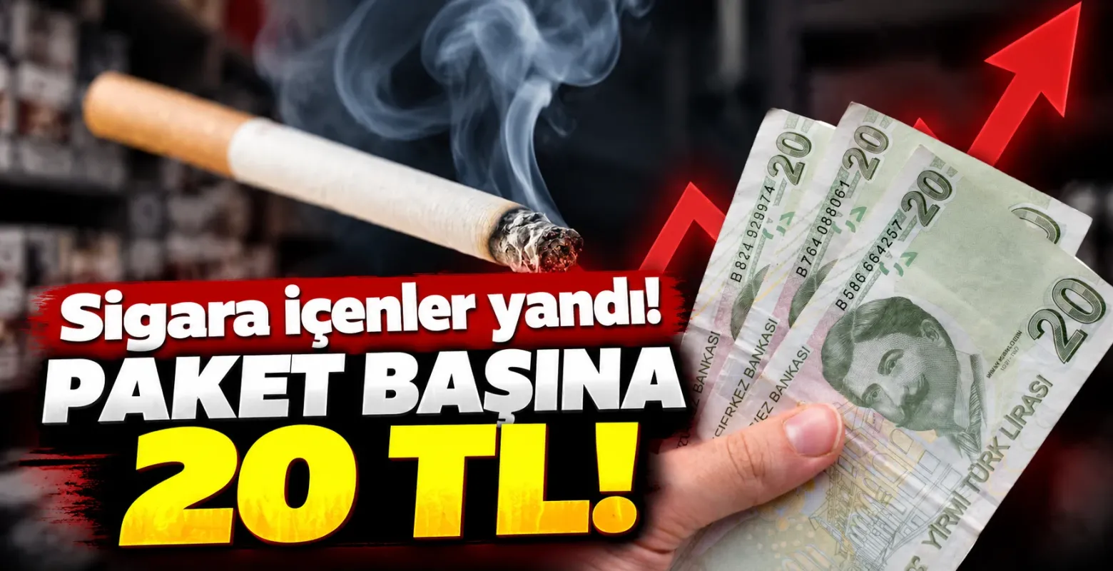 Sigara içenler yandı! Paket başına 20 TL