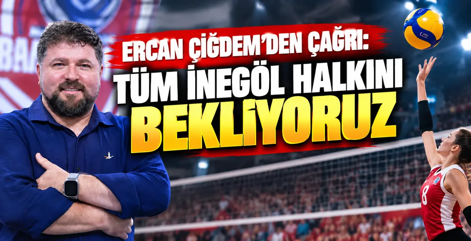 Ercan Çiğdem’den çağrı: Tüm İnegöl halkını bekliyoruz