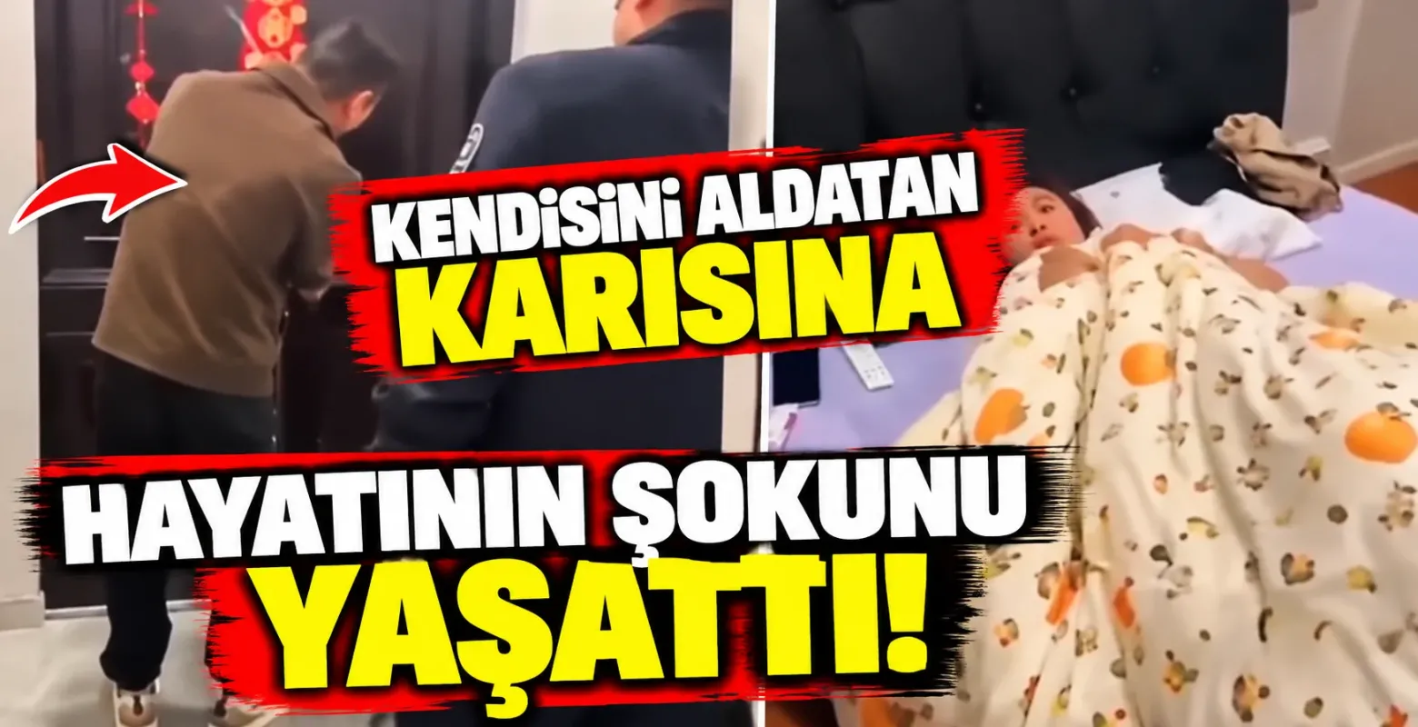 Kendisini aldatan karısına hayatının şokunu yaşattı
