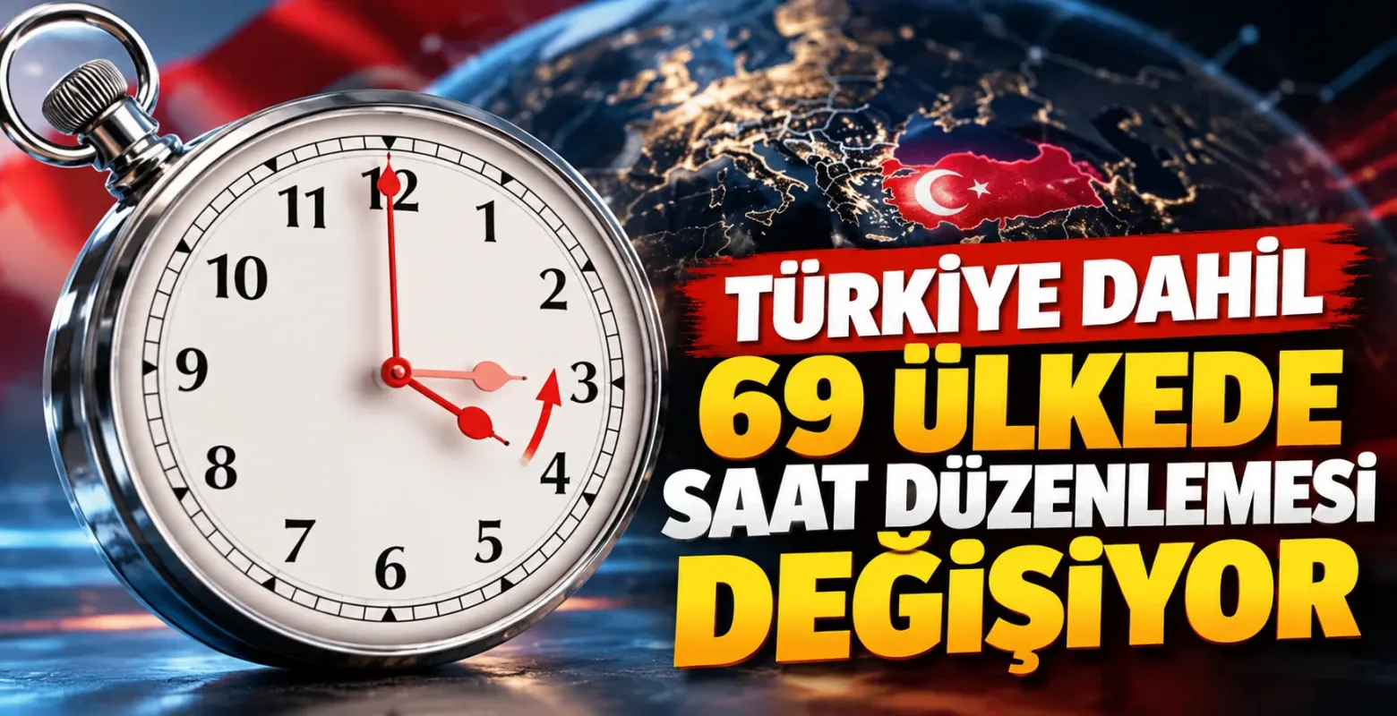 Türkiye Dahil 69 Ülkede Saat Düzenlemesi Değişiyor