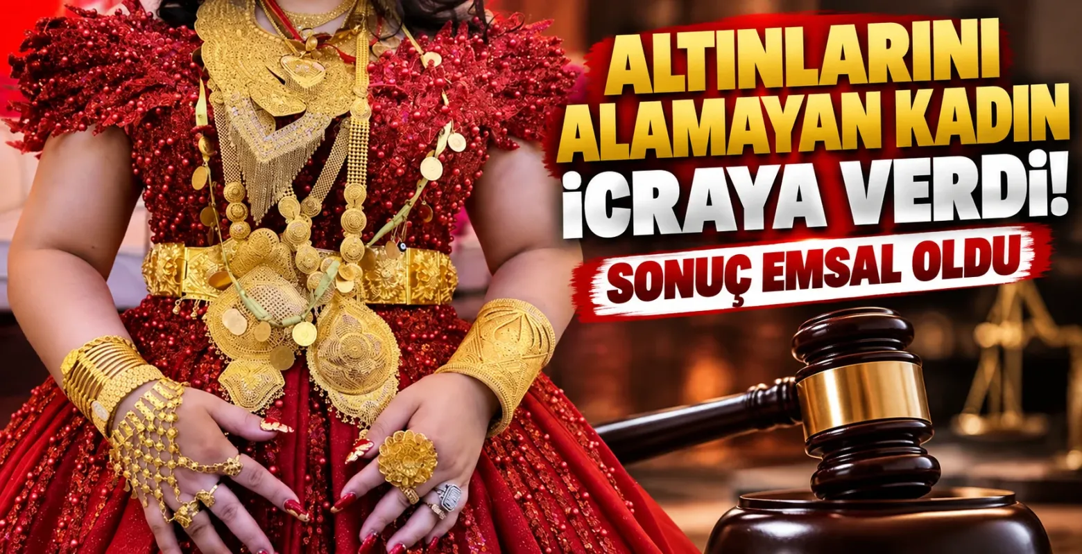Altınlarını Alamayan Kadın İcraya Verdi! Sonuç Emsal Oldu