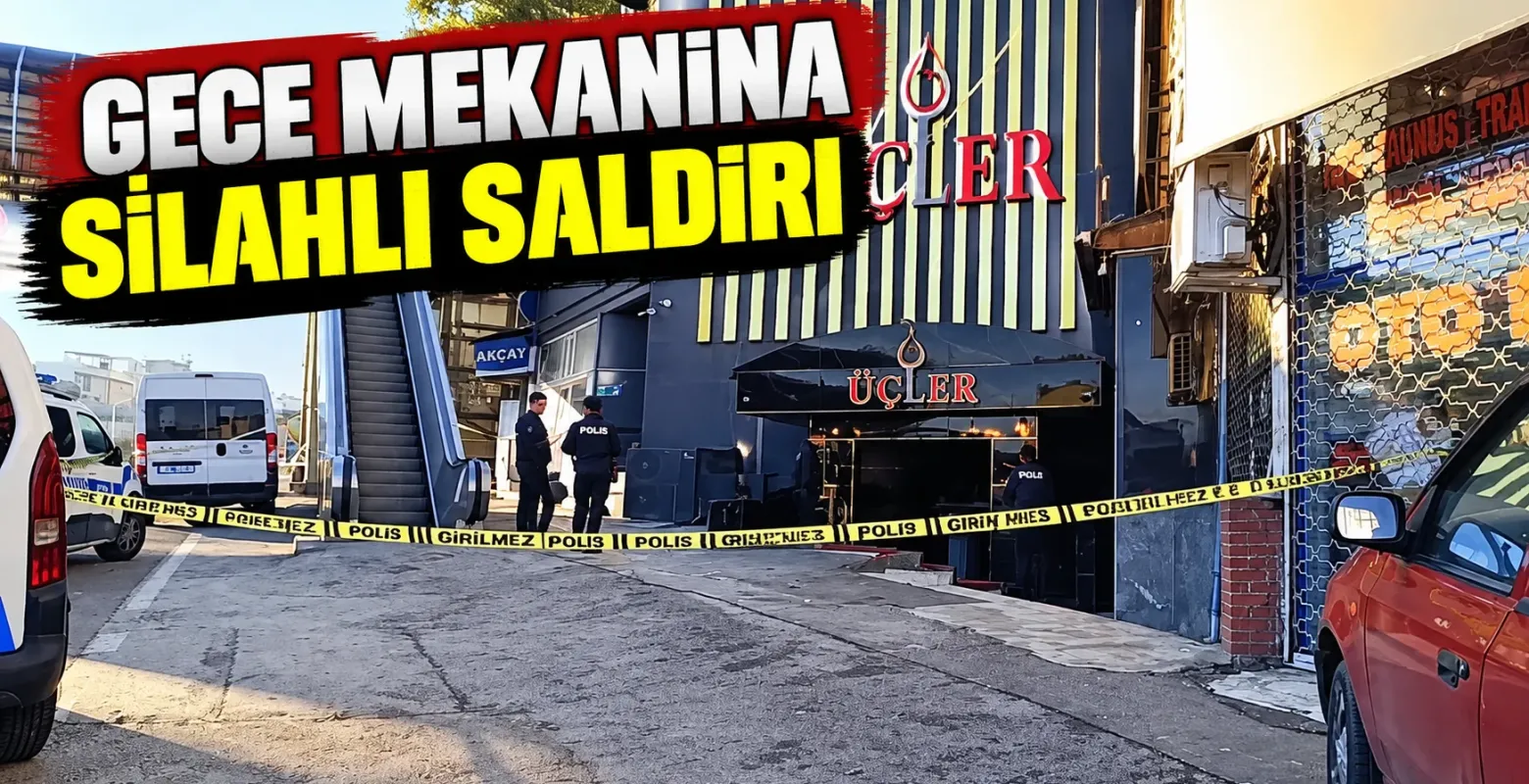 Gece mekanına silahlı saldırı!