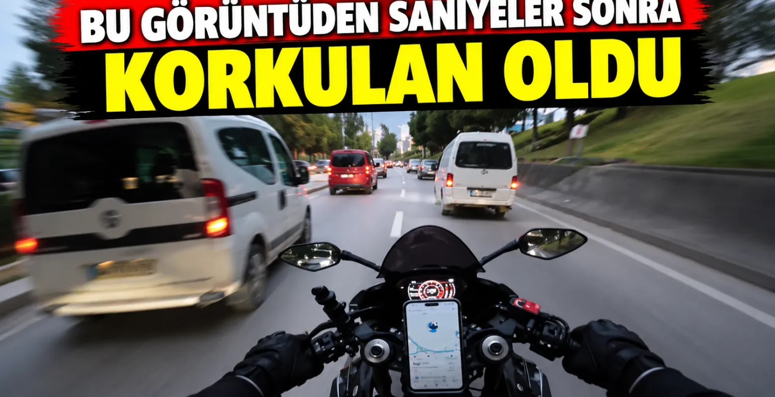 Saniyeler sonra korkulan oldu!