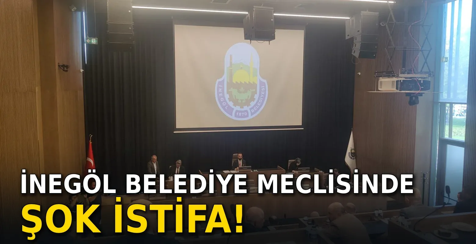 İnegöl Belediye Meclisinde Şok İstifa!
