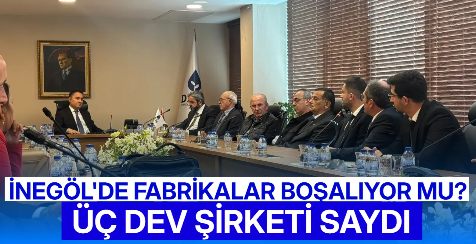 İnegöl'de Fabrikalar Boşalıyor İddiası! Üç Dev Şirketi Saydı