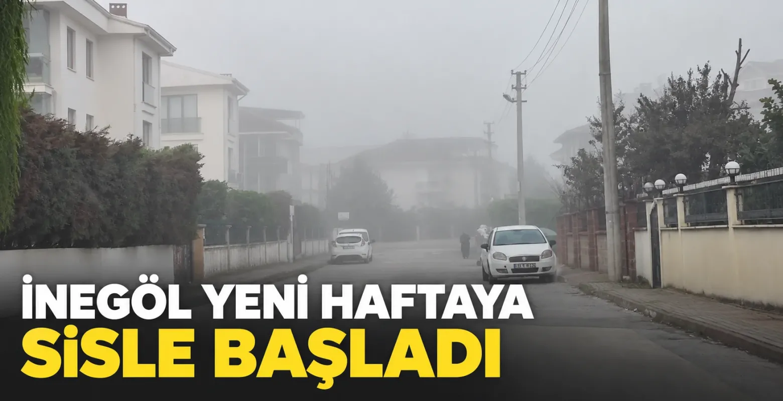 İnegöl yeni haftaya sisle başladı