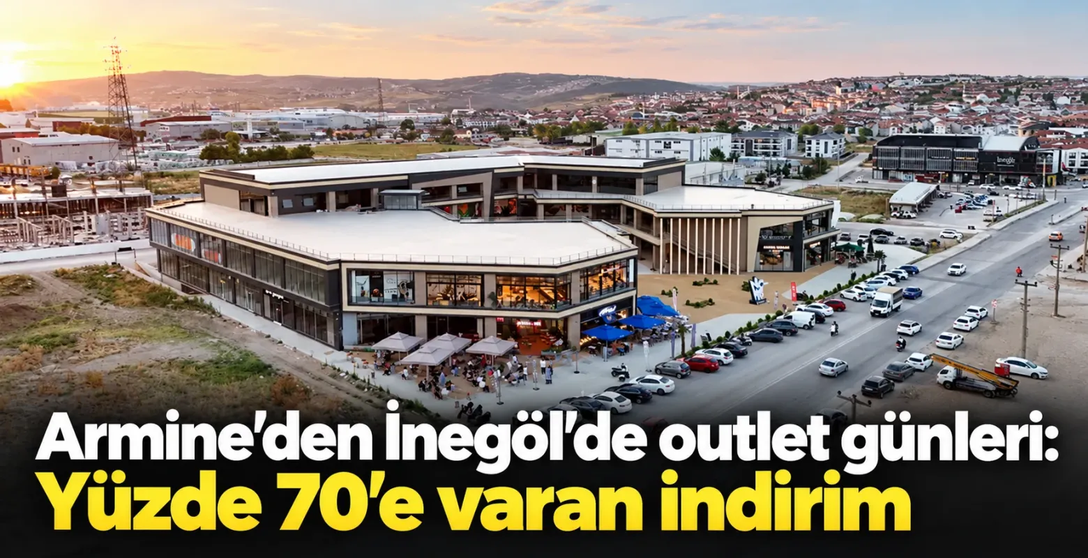 Armine’den İnegöl’de outlet günleri: Yüzde 70’e varan indirim