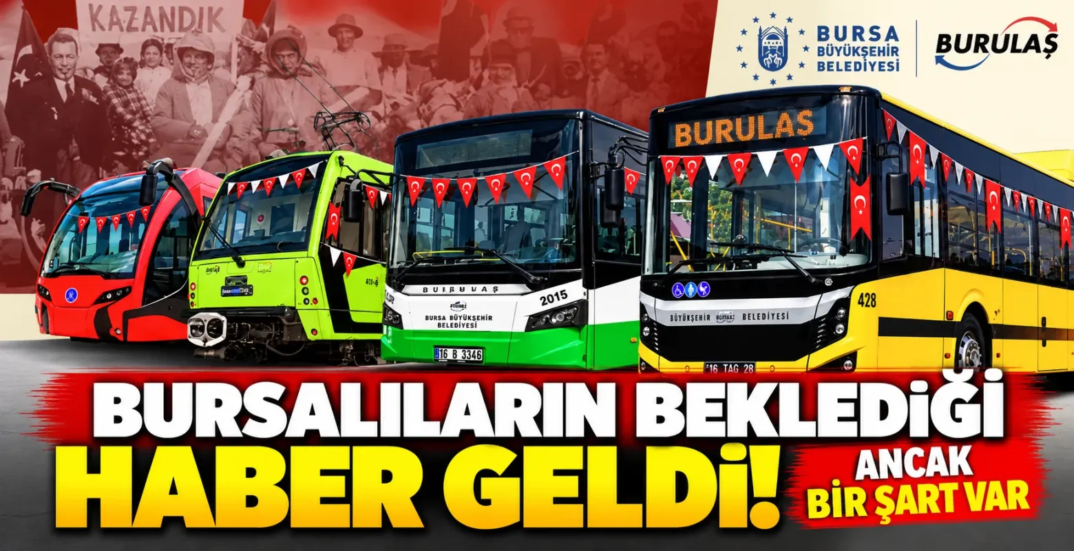 Bursalıların beklediği haber geldi! Ancak bir şart var